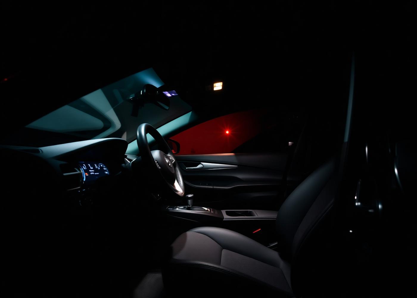 Clean car cabin after interior detailing